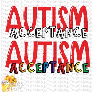Original Designer | Autism Acceptance PNG Digital Download
