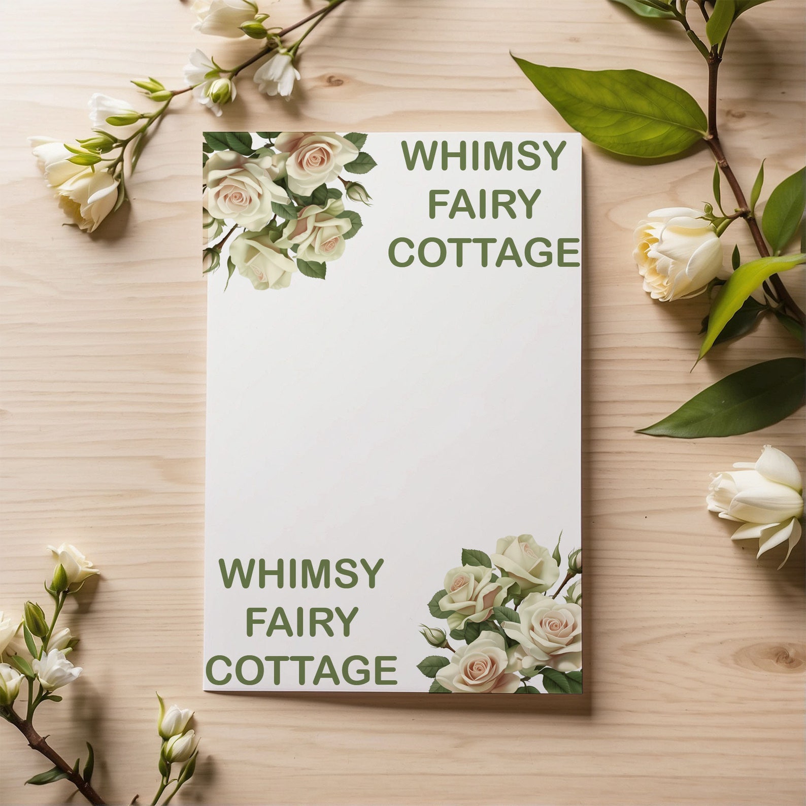 20 PNG Rose Border Clipart, Light Green and Cream Colors Rose Banner ...