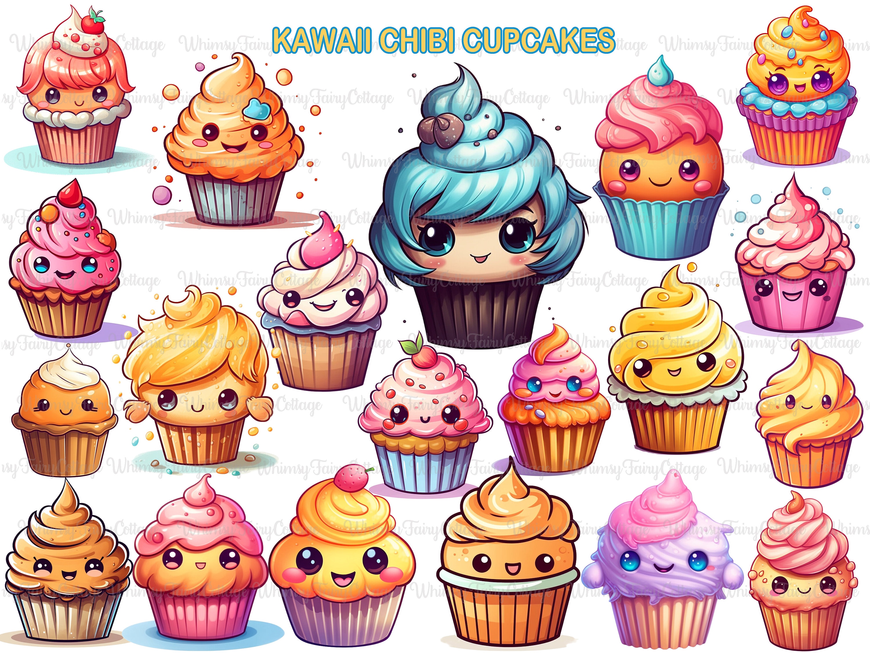 Chibi Cupcake - Etsy Singapore