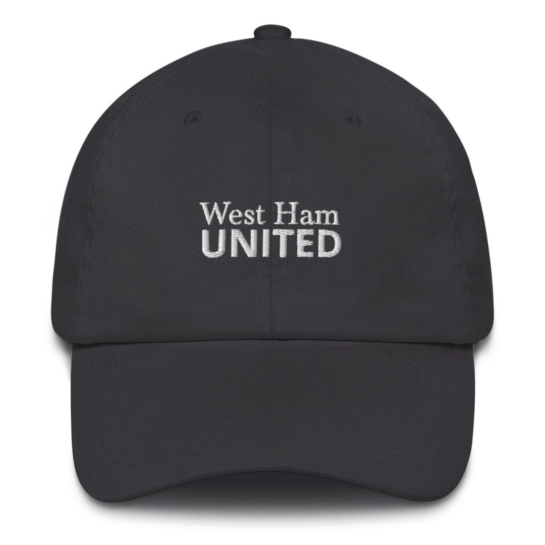 West Ham United FC Dad Hat the Hammers Baseball Cap Etsy