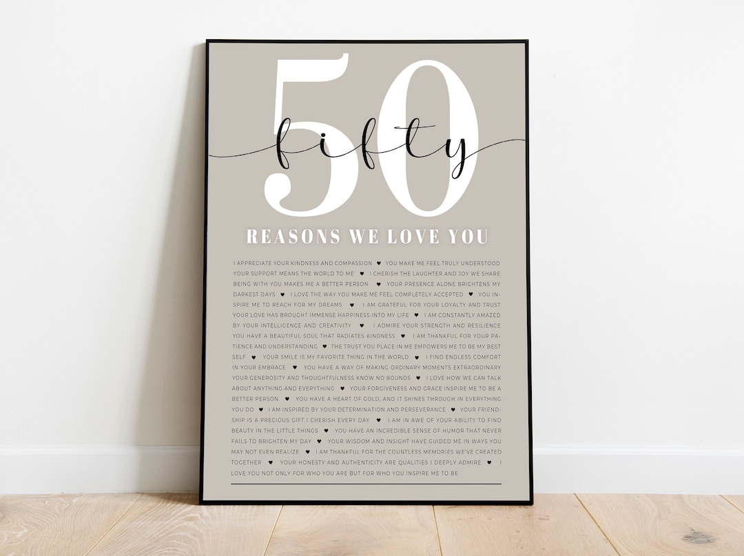 50 Reasons We Love You 50th Birthday Gift For Him Present For Her 50-reasons-we-love-you-50th-birthday-gift-for-him-present-for-her