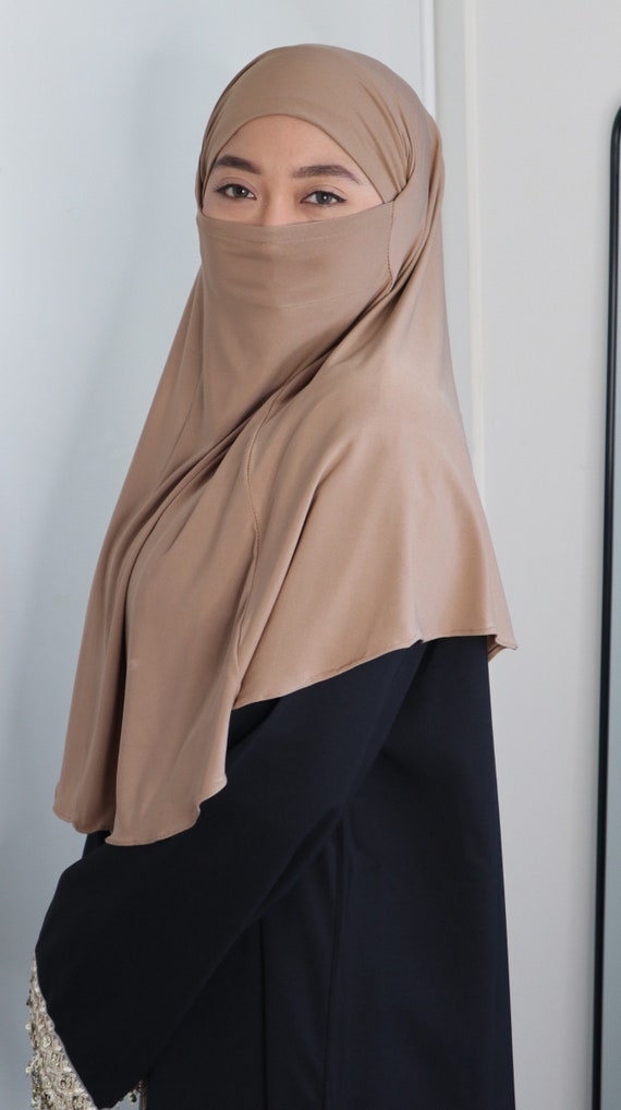 Khimar Jersey Slip On Hijab en ligne France boutique hijab brisbane Etsy France