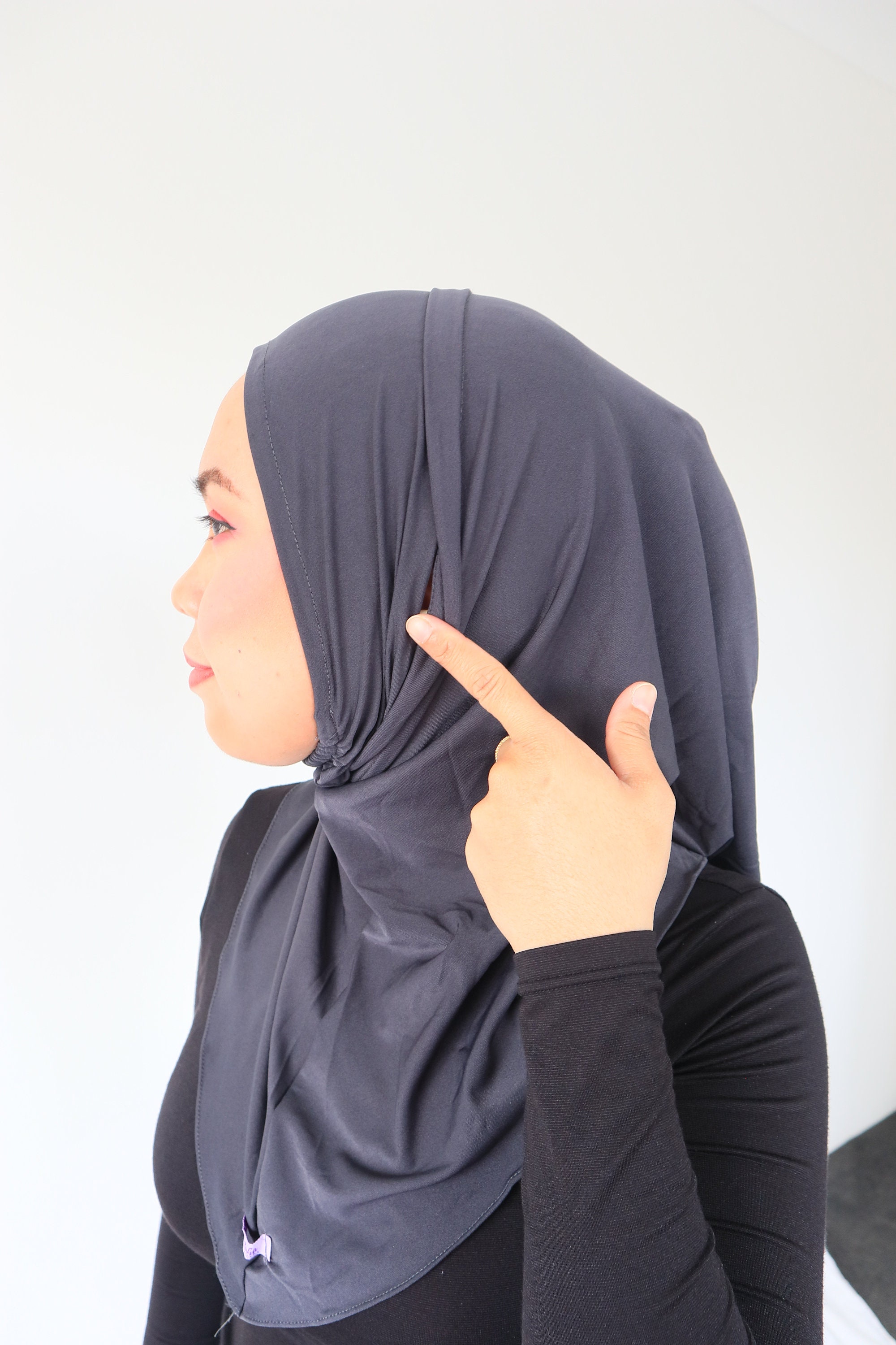 hijab with ear slits