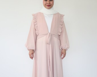 ABAYA Chiffon Ruffle