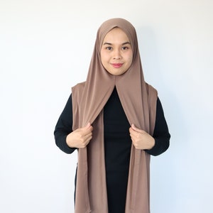 INSTANT JERSEY HIJAB - Am Kinn befestigt- Hijab shop Australia - Hijab shop brisbane