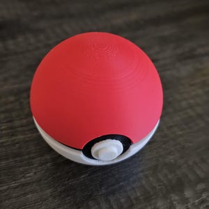 Homemade 3d printed pokeball
