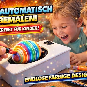 Eier - Mal-Maschine, Ein Riesen Spaß für Groß & Klein
