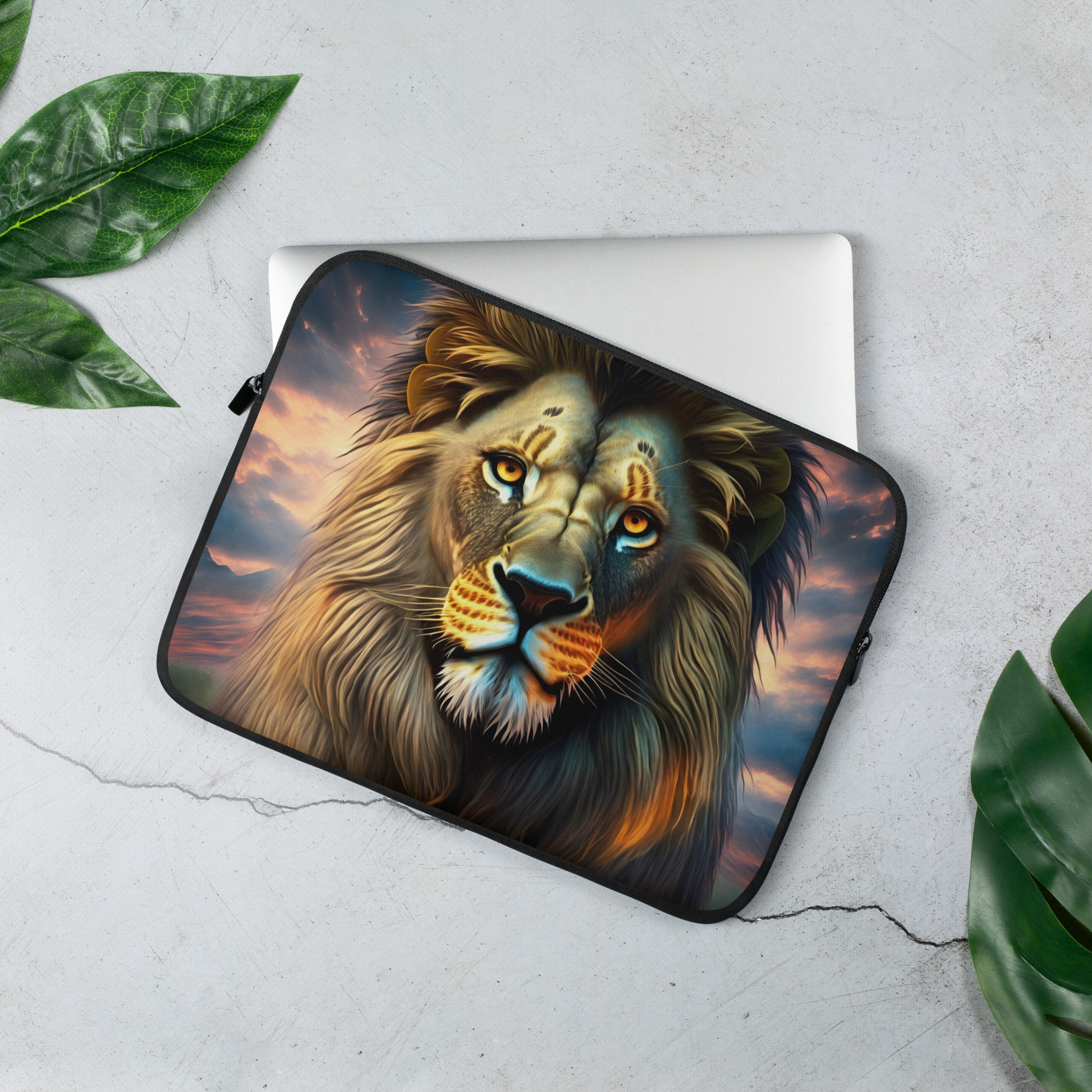  Male Big Lion Cub Savanna Laptop Messenger Bag Case Sleeve  Briefcase Men Women : Clothing, Shoes & Jewelry