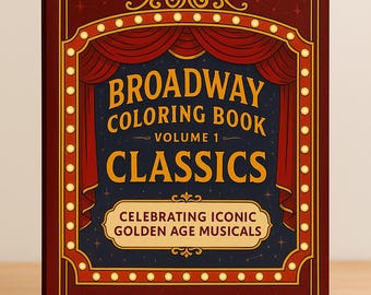 Broadway Malbuch: Golden Age Musicals, Entspannung für Erwachsene