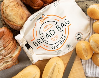 Organic Reusable Bread Bag - Keep Your Bread Fresh and The Environment Clean!