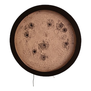 Moon Led Light (16 inch-40 cm.) Big size. Led Wall Decor, Decorative Moon Led, Handmade Moon Light, Moon Crater Night Lamp, Sparrow Trap