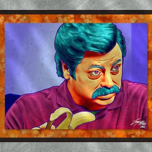 Ron Swanson vs the Banana (Orange)