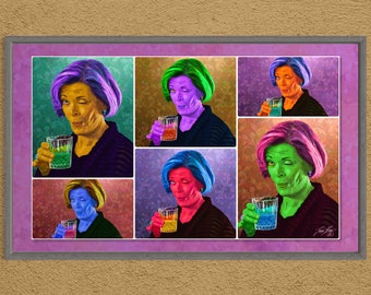 Winking Lucille (Warhol)