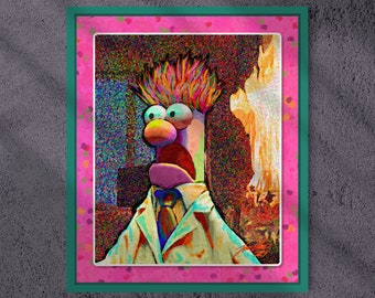 Beaker’s Lab Fire (Beaker from the Muppets during a fire in the lab)