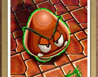Overworld Goomba SMB-1 (Wall Art)