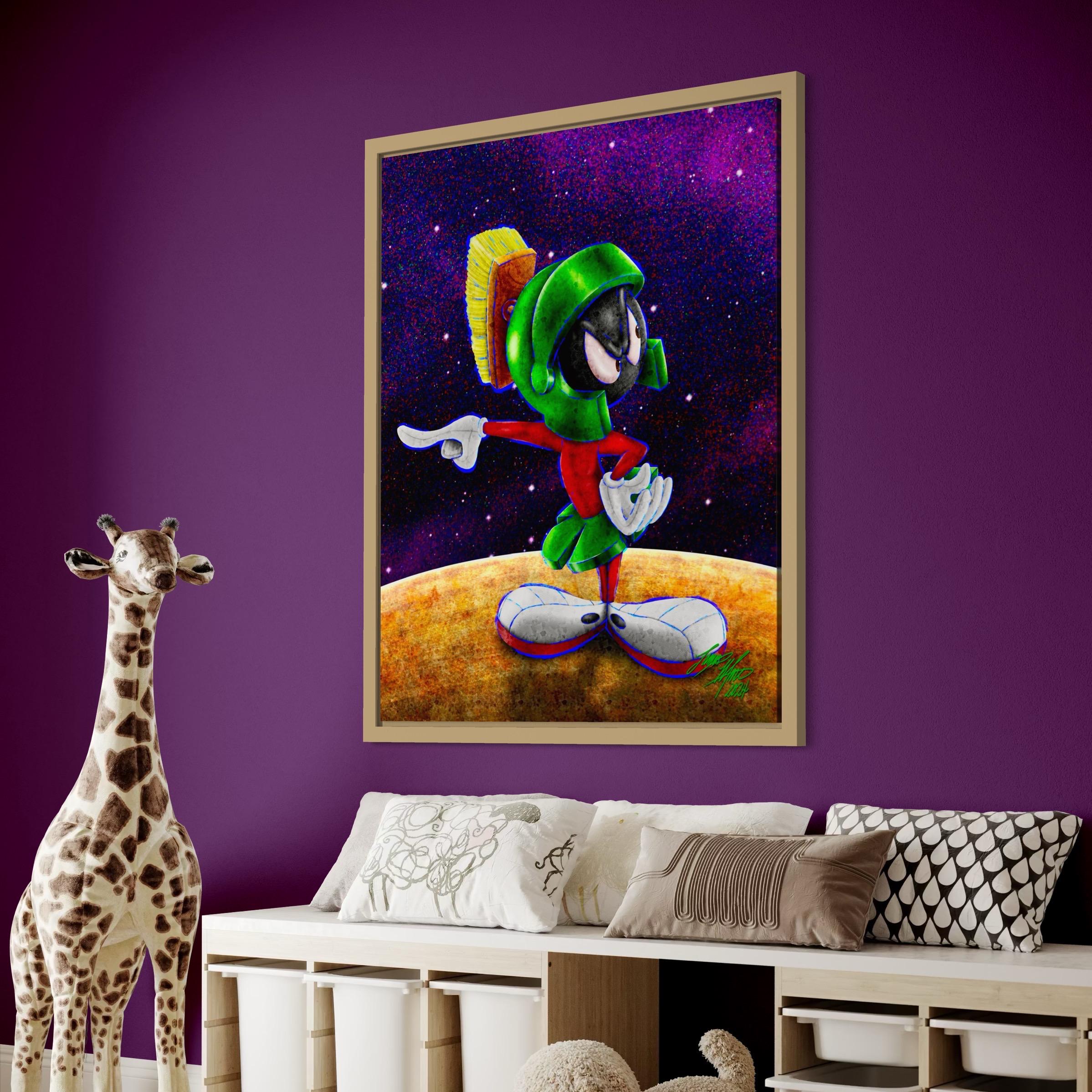 Marvin Arrives First (marvin the Martian) - Etsy
