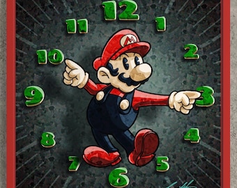 Mario Time (Art Print) 5x4
