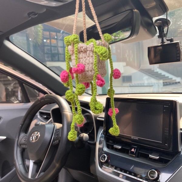 Rear View Mirror Plant Hanger Etsy