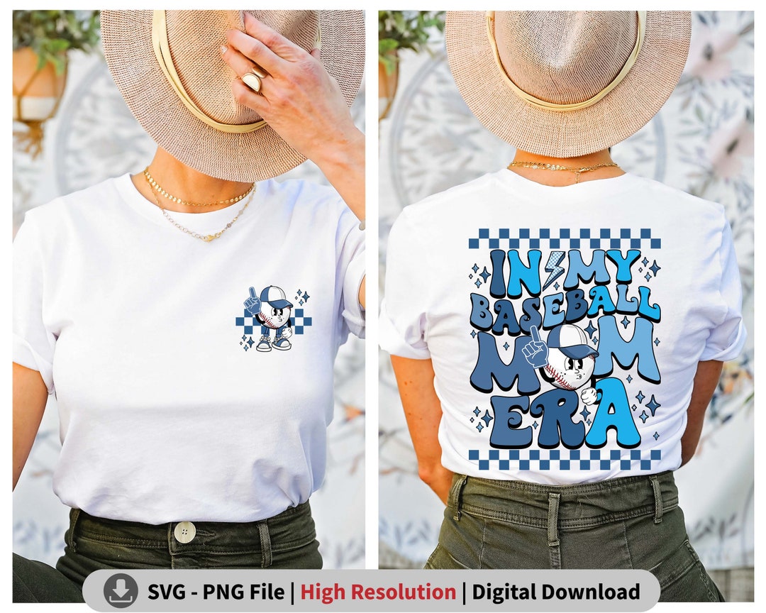In My Baseball Mom Era PNG SVG Baseball Mama Era Png - Etsy