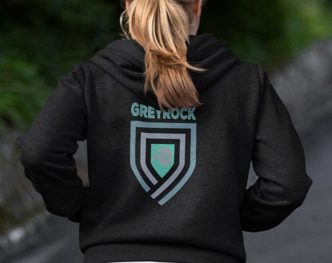 Grey Rock "Shield of Strength" Hoodie - Unisex Heavy Blend Hooded Sweatshirt