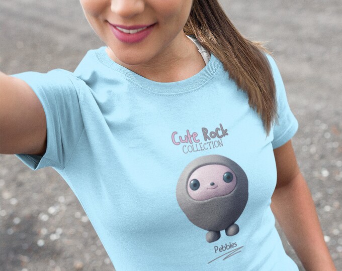 Cute Rock Collection "Pebbles" Unisex Softstyle Designer Best Selling T-Shirt