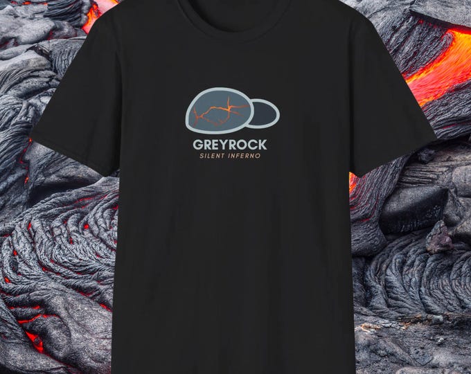 Grey Rock Silent Inferno T-Shirt - Narcissistic Abuse Survivor Symbol - Empowerment Tee