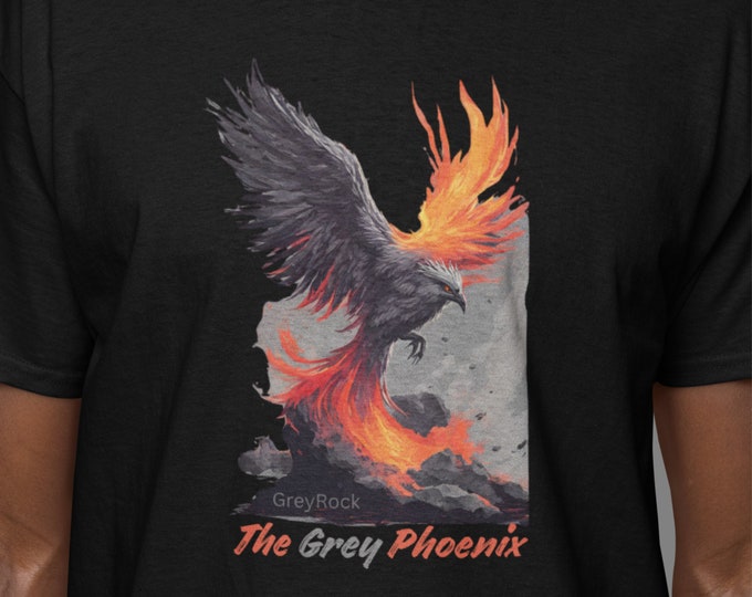 Grey Rock "Grey Phoenix" Empowerment Unisex Softstyle T-Shirt