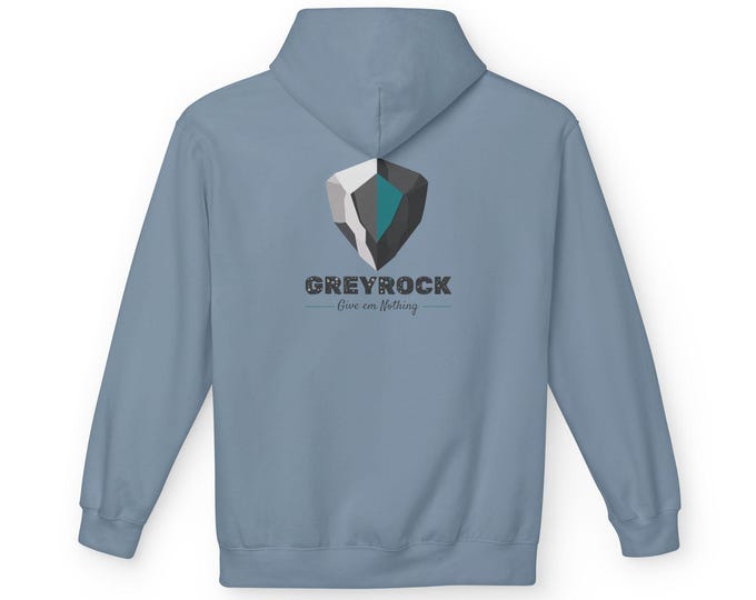 Grey Rock Shield Hoodie Narcissistic Abuse Survivor Gift | Protective Empowerment Unisex Midweight Softstyle Fleece Hooded Sweatshirt