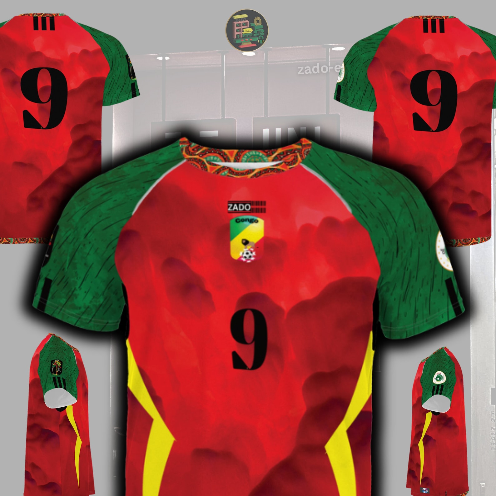 Maillot Des Diables Rouges Maillots Des Diables Rouges Congo Football - Etsy