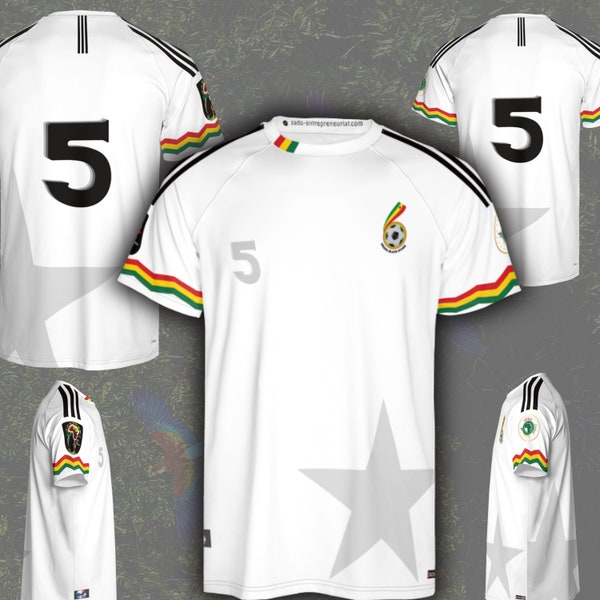 Ghana jersey soccer(Maillot du Ghana foot)