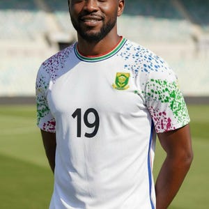 Maillot de l'Afrique du Sud neue Fußball Marokko 2025 (Süd-Afrika Trikot) Bild 2