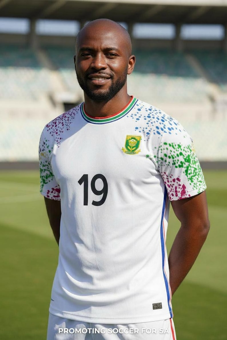 Maillot de l'Afrique du Sud neue Fußball Marokko 2025 (Süd-Afrika Trikot) Bild 2