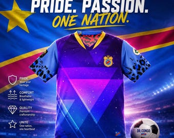 Moda futbolística inspirada en el Congo 2025-2026