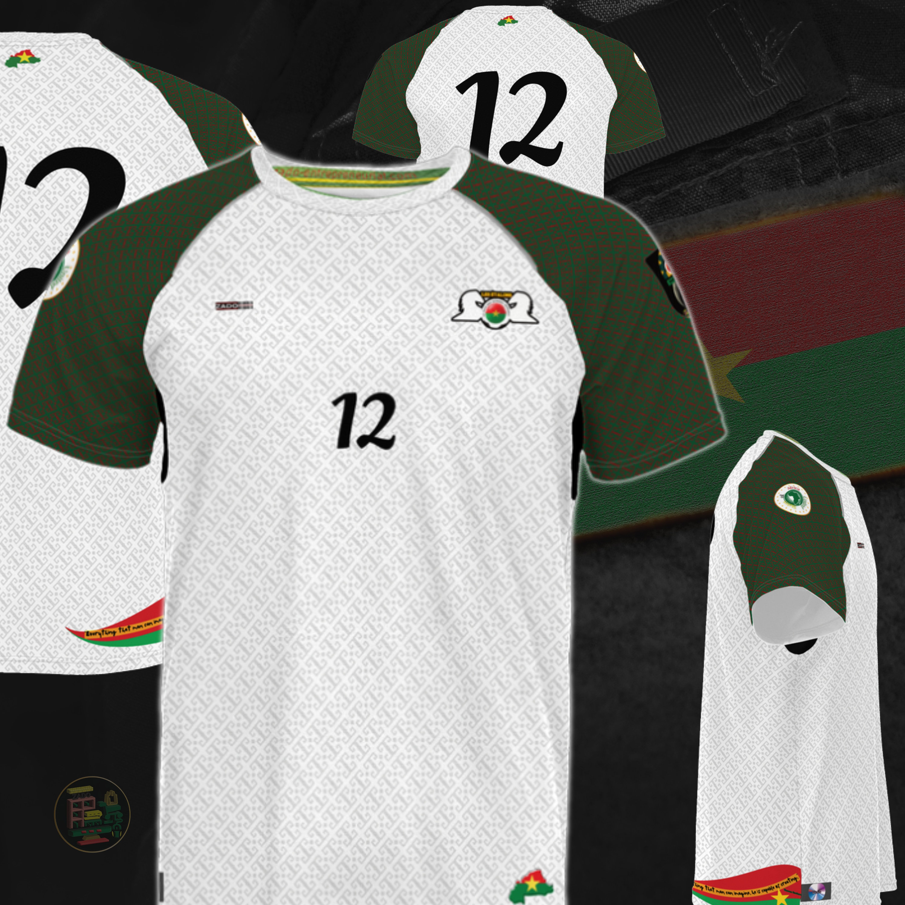 Burkina Faso Flagge Aufkleber - 4 Stück Vinyl Sticker 5,1cm Für Auto & Helm