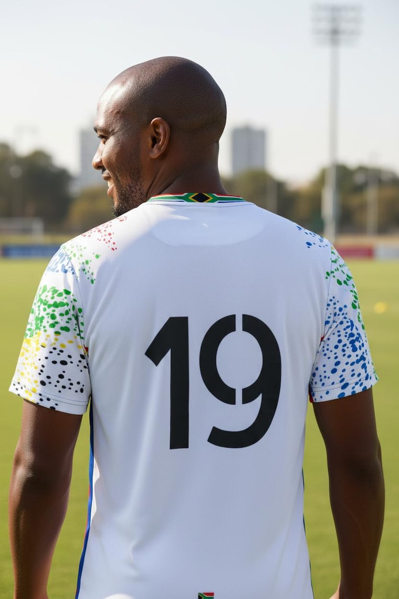 Maillot de l'Afrique du Sud neue Fußball Marokko 2025 (Süd-Afrika Trikot) Bild 1