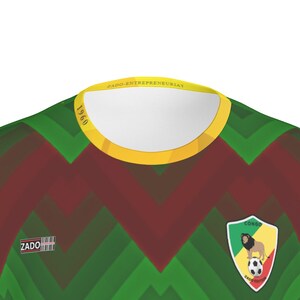 Maillot De Football République Du Congo Domicile 2015 - Numéro 10 - Porté En Match
