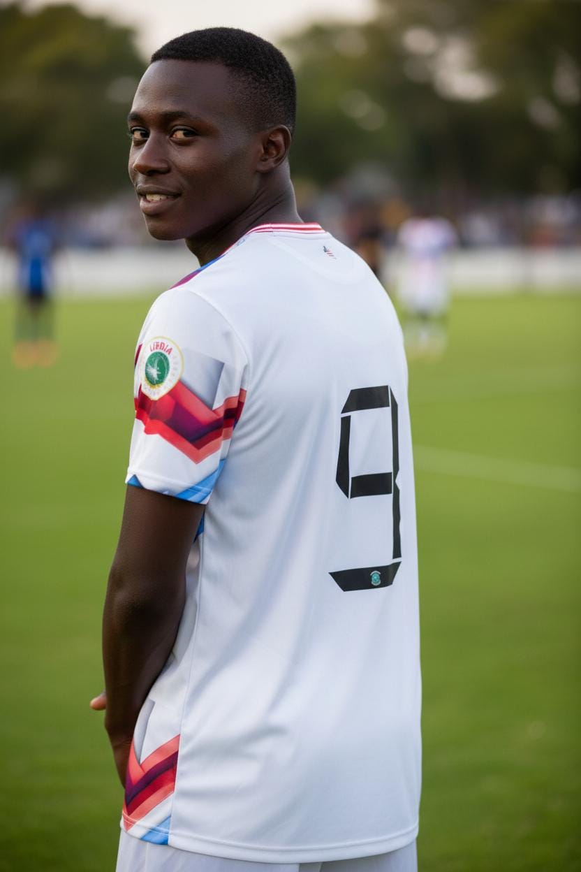 LIBERE リーベレ　フットボールシャツ　football ゲームシャツ　白 Liberia Soccer Jersey ( Liberia Football Shirt) - Etsy