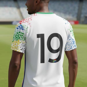 Maillot de l'Afrique du Sud neue Fußball Marokko 2025 (Süd-Afrika Trikot) Bild 3