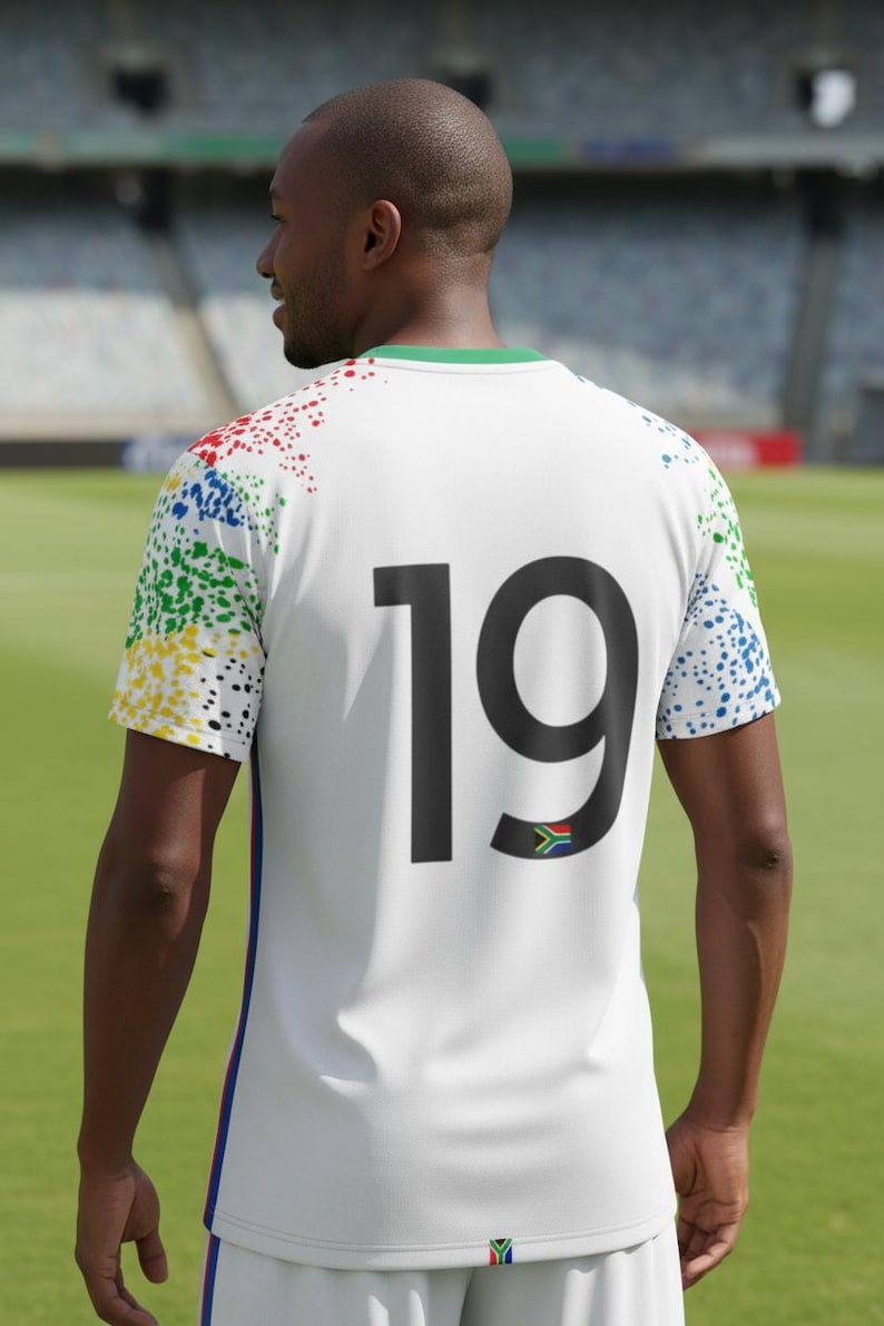 Maillot de l'Afrique du Sud neue Fußball Marokko 2025 (Süd-Afrika Trikot) Bild 3