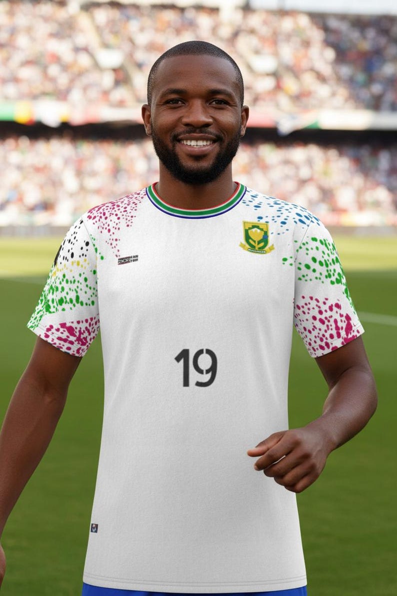 Maillot de l'Afrique du Sud neue Fußball Marokko 2025 (Süd-Afrika Trikot) Bild 6