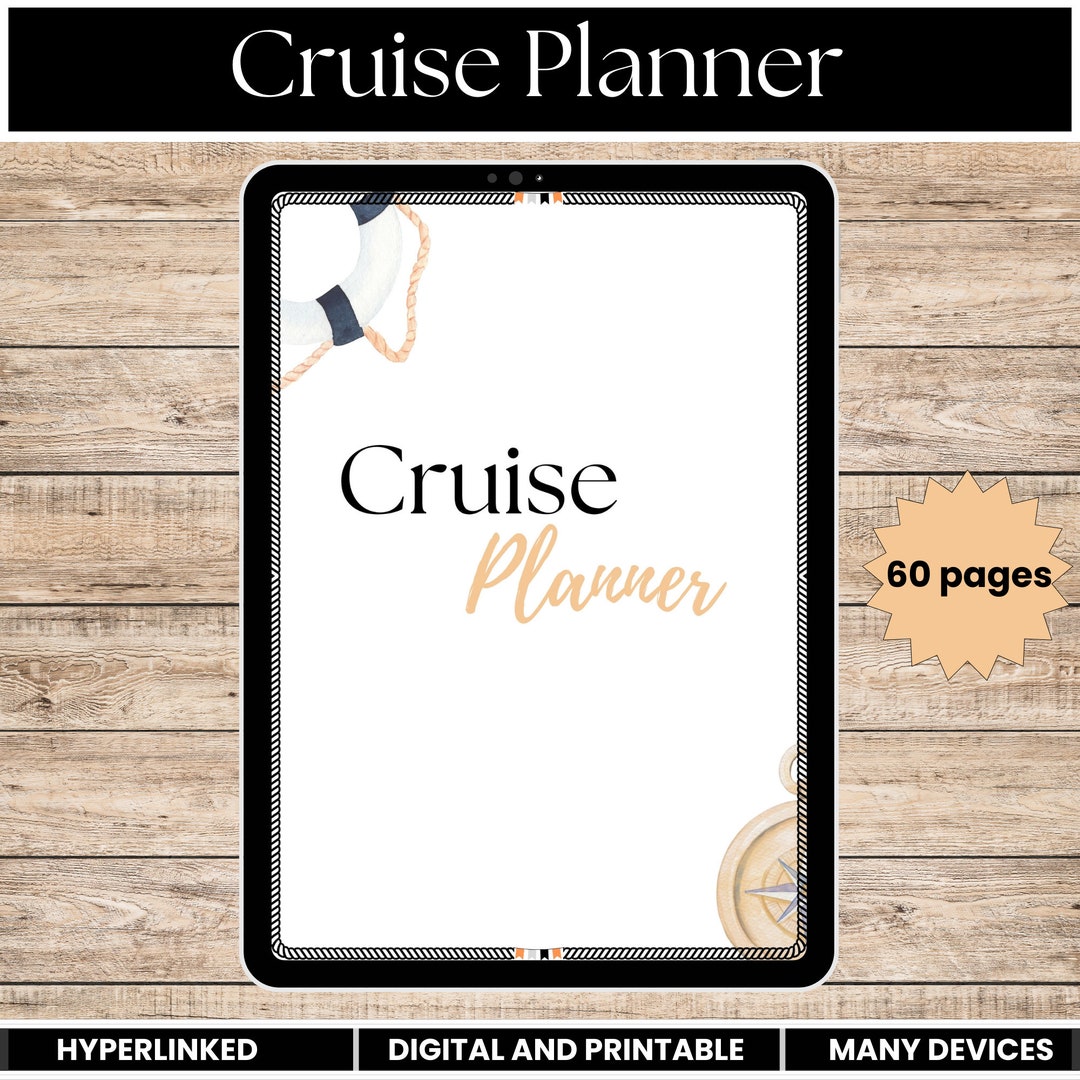 Cruise Planner Digital, Cruise Journal Printable, Travel Planner ...