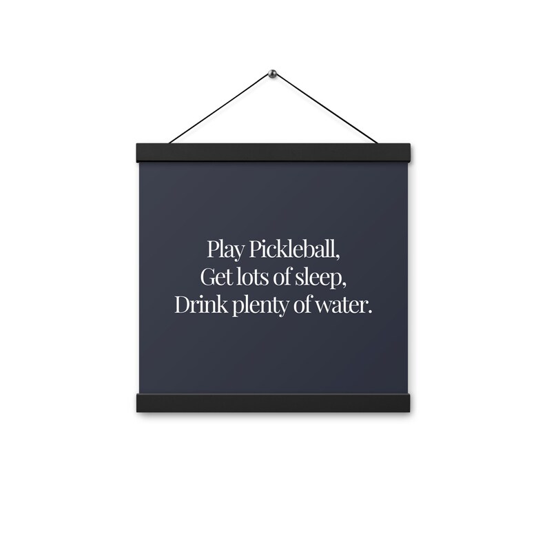 Sporty & Rich Pickleball Poster Country Club Vibes Get Lots of Sleep