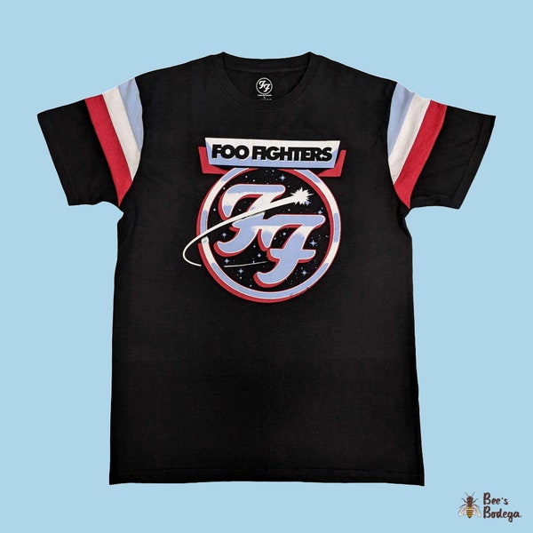 Foo Fighters 'Retro Style' Ringer T-Shirt *Official Merchandise*