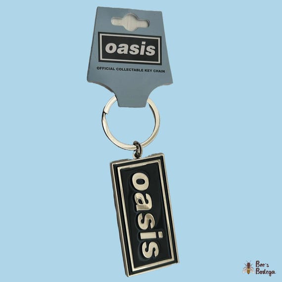 Oasis 'Classic Decca Logo' Enamel Key Ring