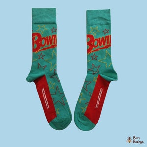 David Bowie: sokken met 'sterlogo' *Officiële merchandise!*