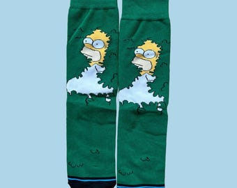 Disappearing Homer Meme Socks