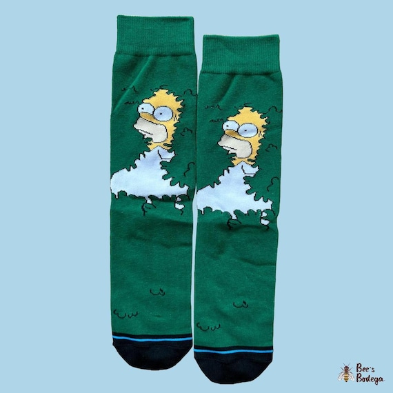 Disappearing Homer Meme Socks