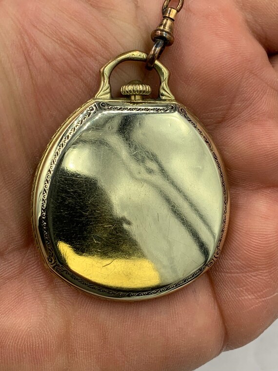 Hamilton pocket watch Cal 912 model 2 Size 12s 14K G… Gem