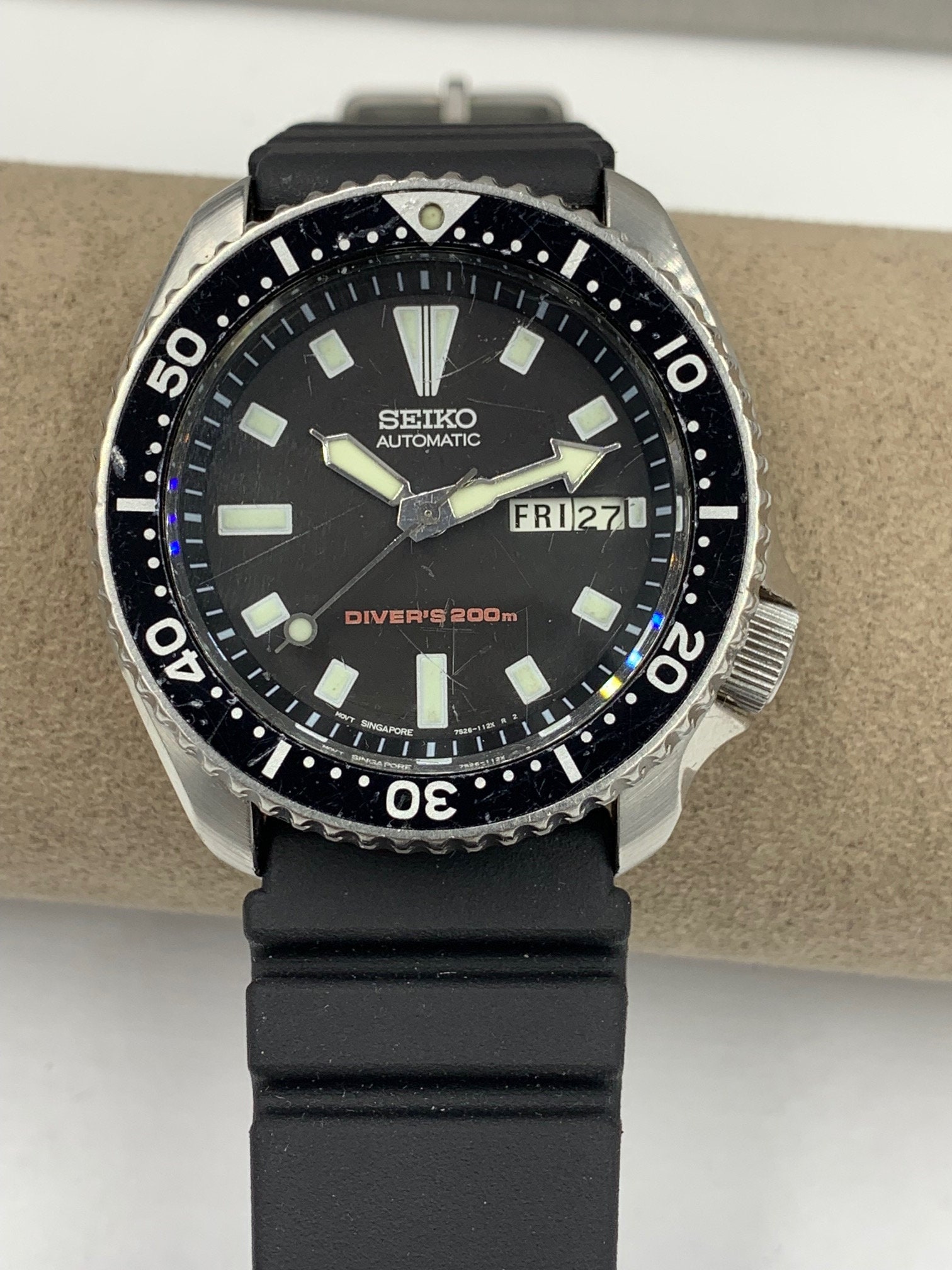 Seiko Divers Watch Automatic Men's 7S26-0029 Day-date 42mm - Etsy