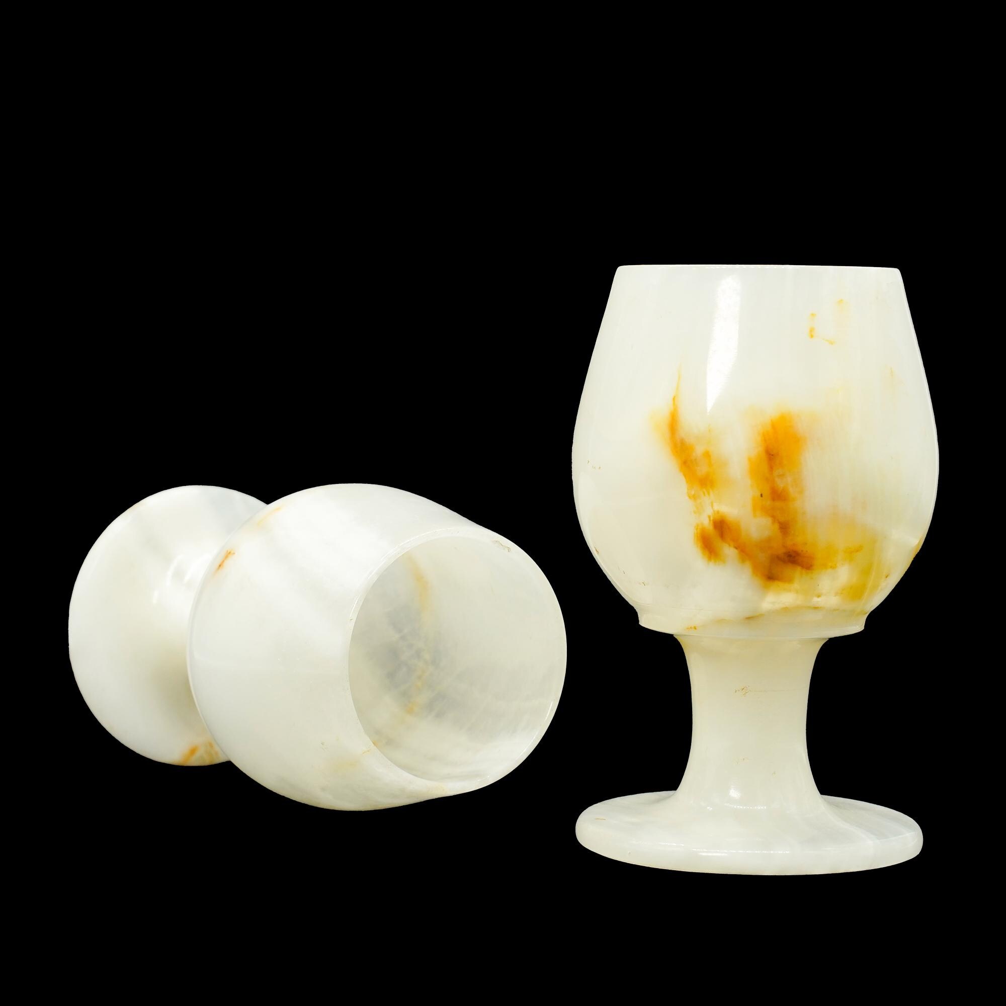 Crystal Onyx Wine Glass stone carved crystal wine glass set Gifts for her Crystal chalice stone Goblet Tumbler glass Mothers day gifts